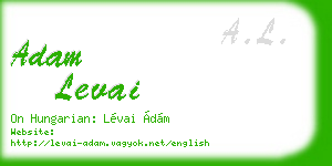 adam levai business card
